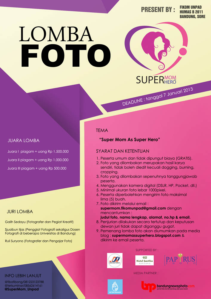 lomba foto super mom hero
