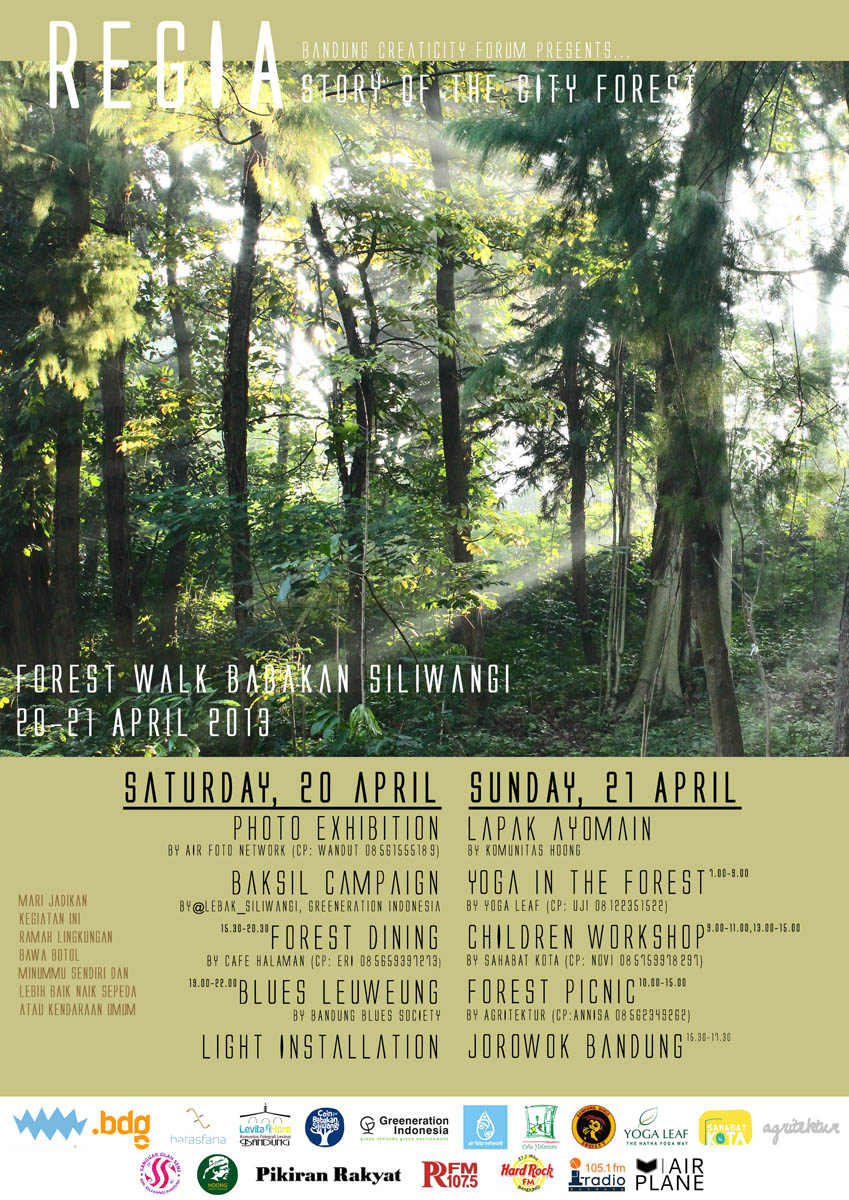poster pameran forest story