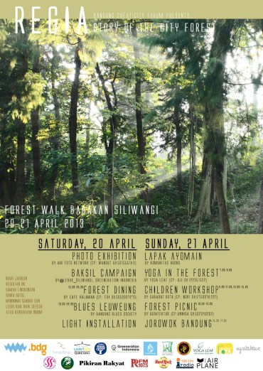 poster pameran forest story