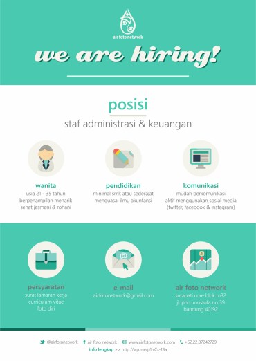 poster staf admin & finance