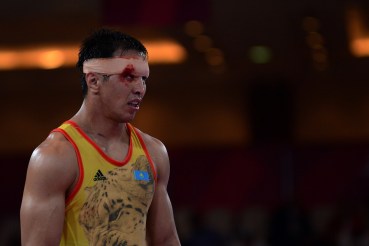 Kazakhstan Iskakov Yerulan (menang) vs Iran Heidari Ali Akbar